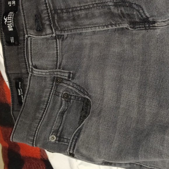 Mens Hollister Jeans sz 31x30 blk - Picture 9 of 11